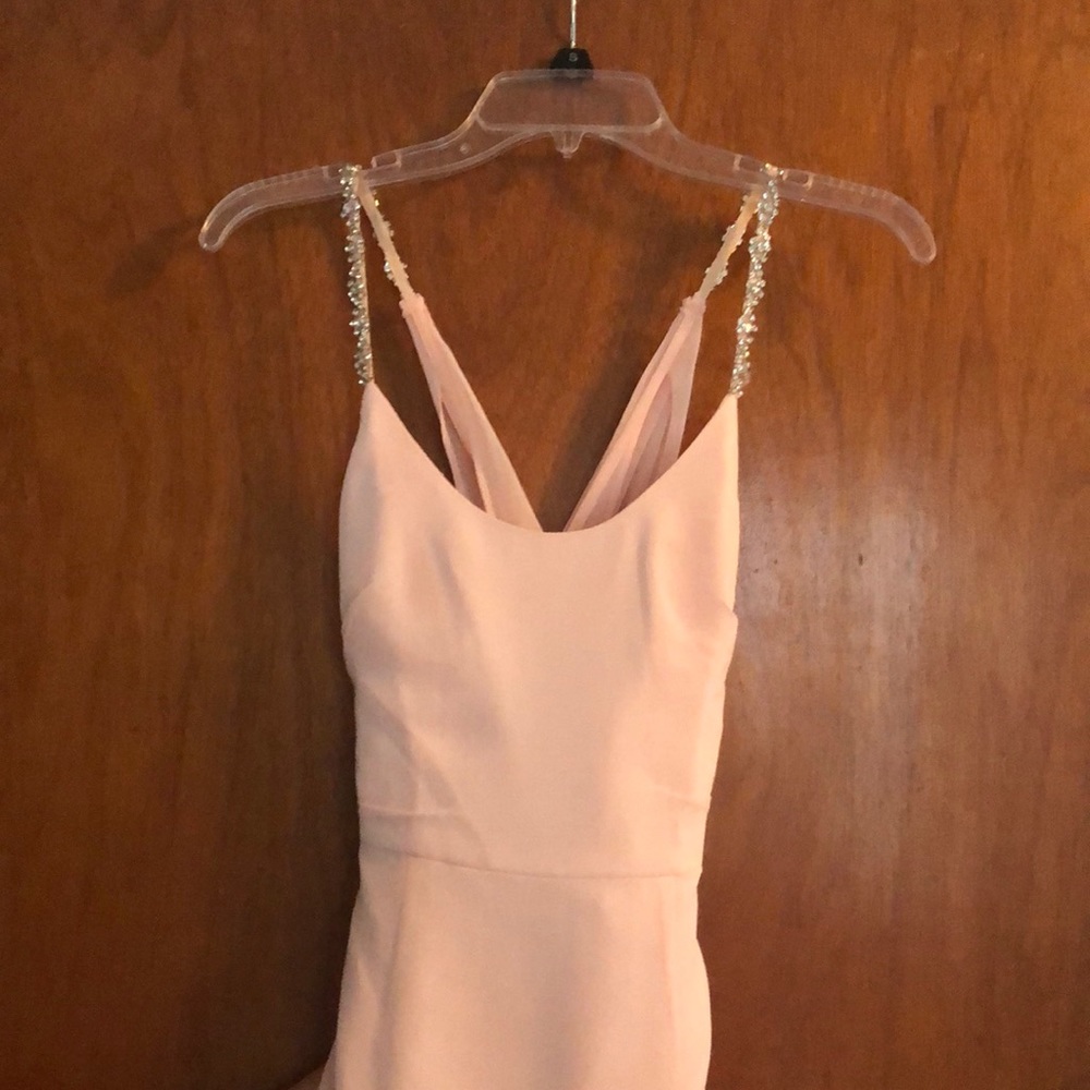 pink gown